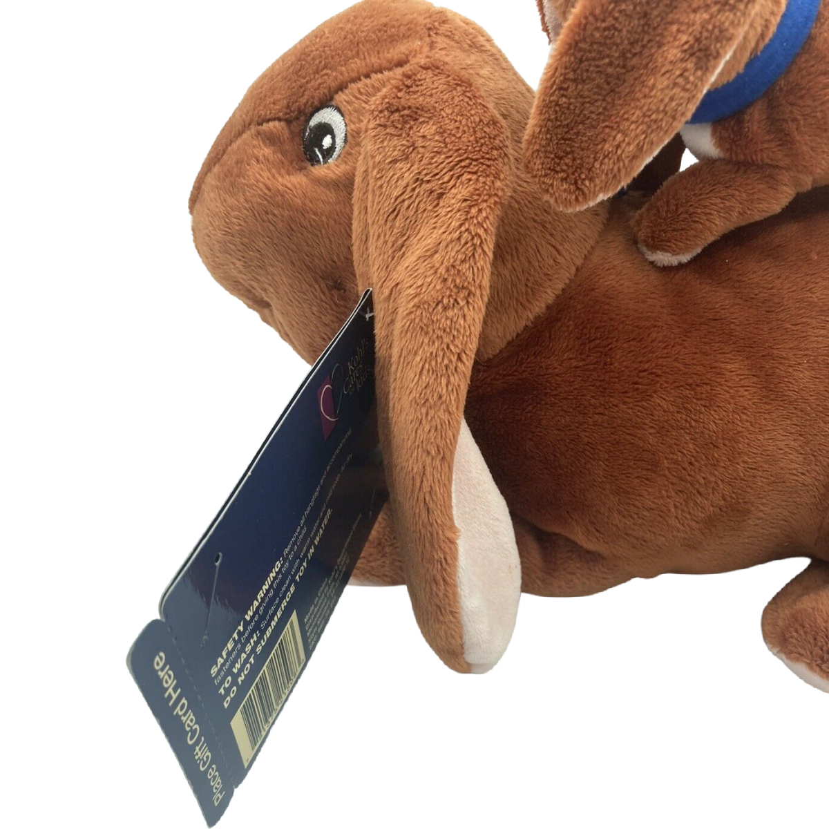 Kohls Cares Guess How Much I Love You Book & Bunny Rabbit Plush Mommy / Baby NEW
