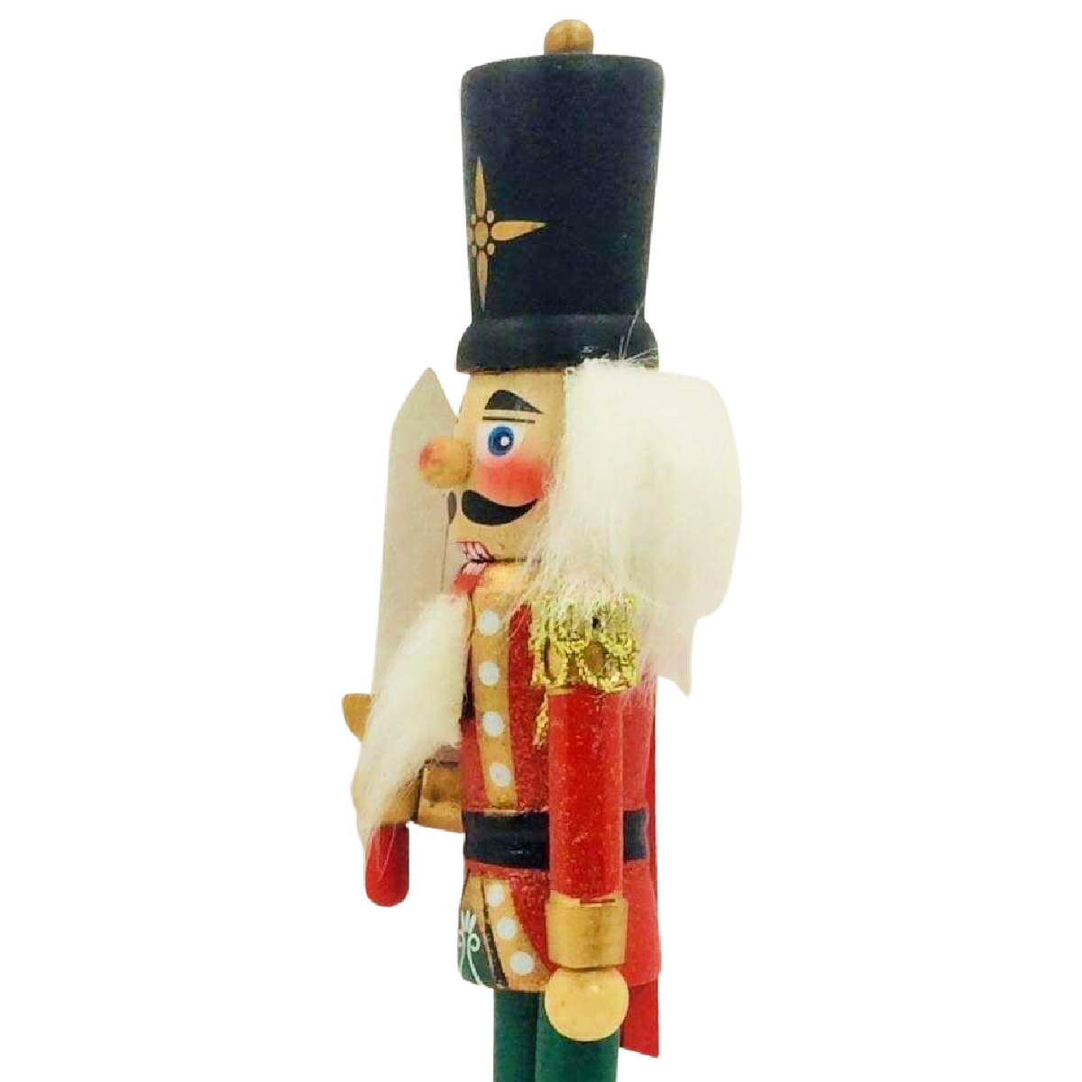Wooden Nutcracker Christmas Soldier Shelf Decor Holiday Ballerina Princess