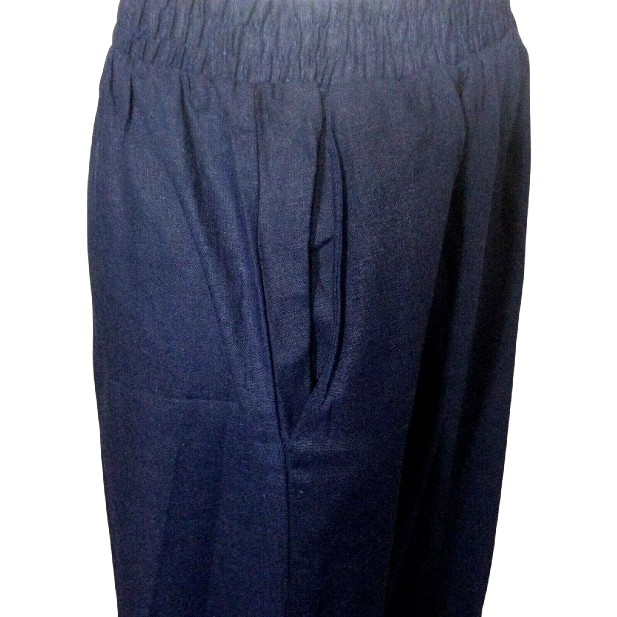 Jessica London Women A-Line Skirt Blue Sz 22W Elastic Waist Pockets Modest NWT