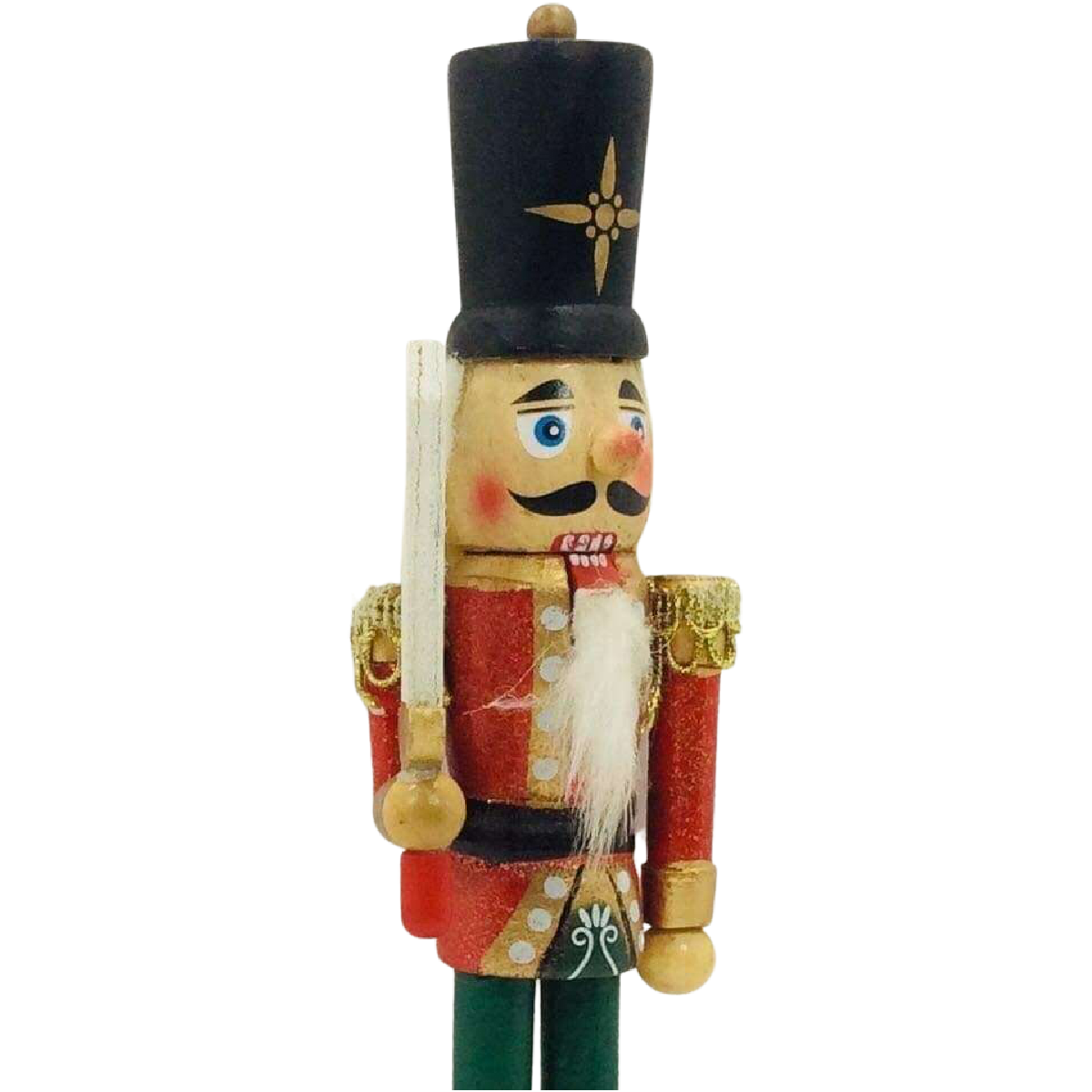 Wooden Nutcracker Christmas Soldier Shelf Decor Holiday Ballerina Princess