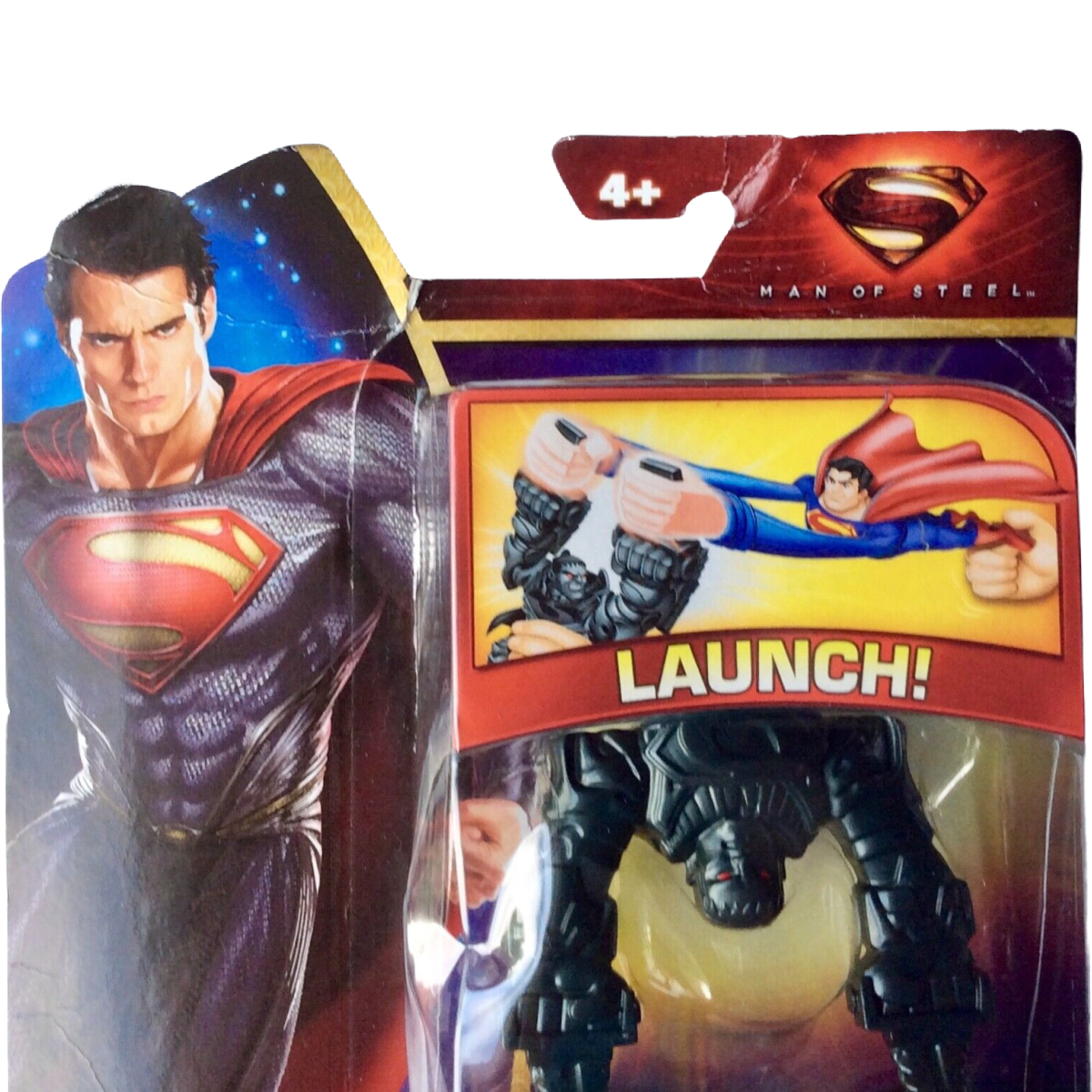 Quick Shots Flyin Furry Launch Pull Lot 2 Figure General Zoo Ultrahead Superman