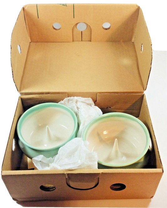 Harry & David Bundt Individual Serving Bakery Pan Ceramic Glazed Pottery NIB