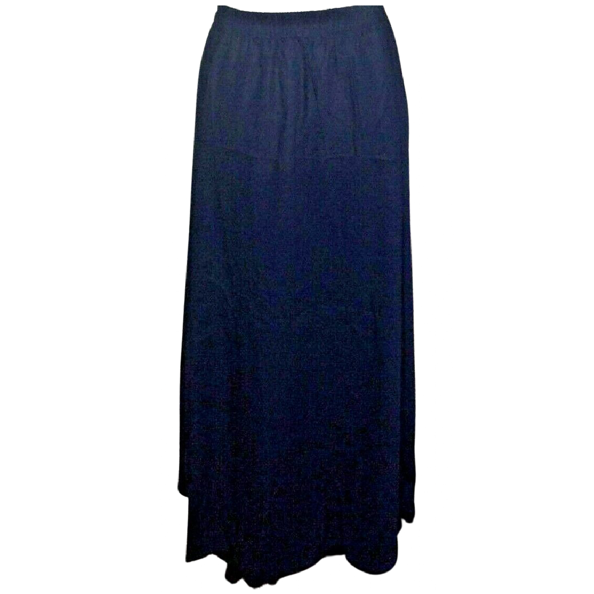 Jessica London Women A-Line Skirt Blue Sz 22W Elastic Waist Pockets Modest NWT