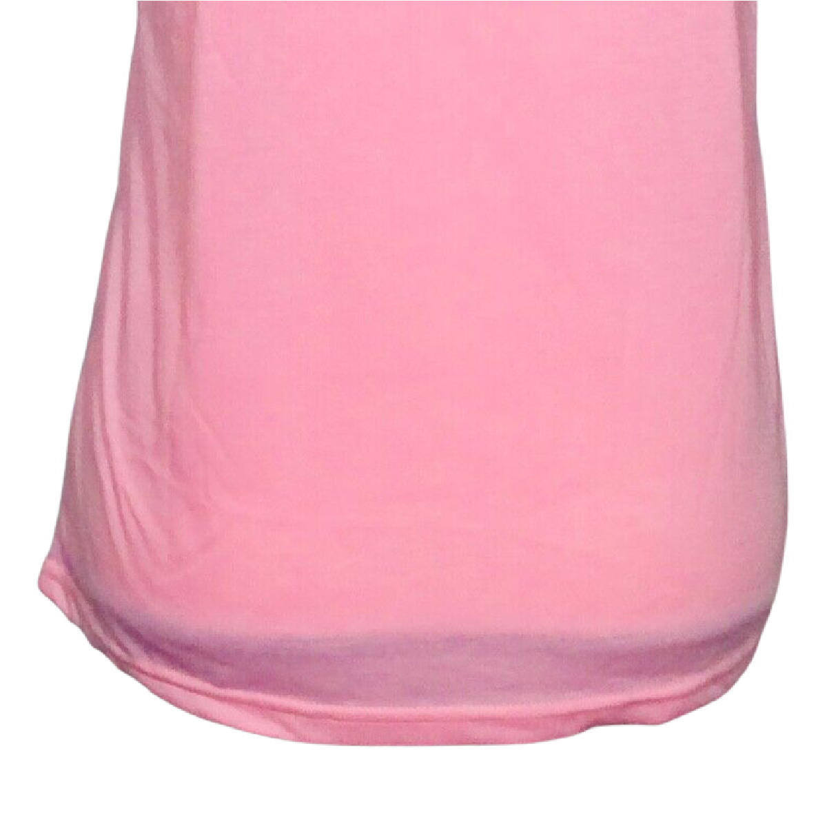 Women's T-Shirt Thankful Grateful Blessed Heart Wreath Light Pink Size Small NEW