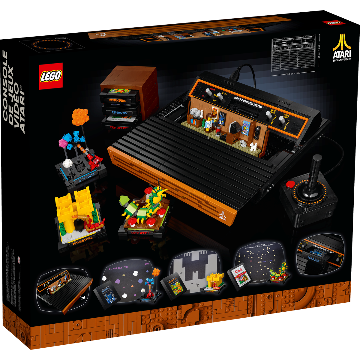 LEGO 10306 ICONS Atari 2600 Video Computer System Game (2,532 pieces) SEALED