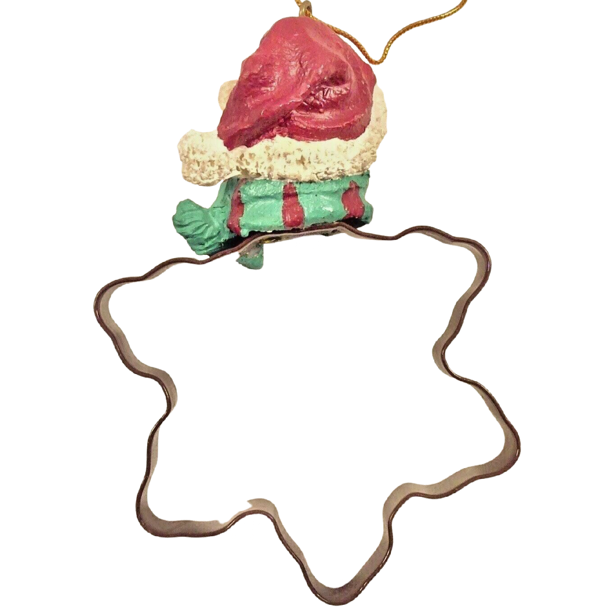 Christmas Holiday Cookie Cutter Ornaments Santa Snowman Gingerbread Man Reindeer