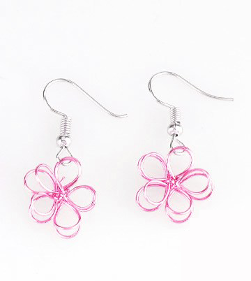 Flower Me Wire Starlet Shimmer Earrings