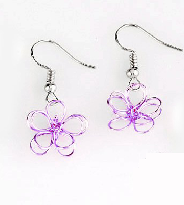 Flower Me Wire Starlet Shimmer Earrings